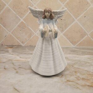 Lladro "Angelic Cymbalist" Tree Topper Figurine--#05876--Retired